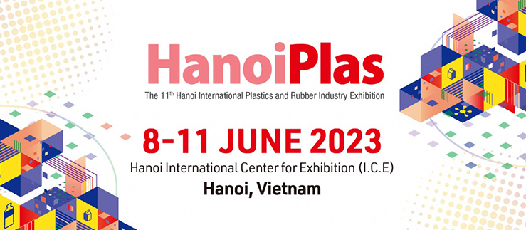 HanoiPlas Print Pack Die 11. Internationale Ausstellung für Kunststoff-, Gummi-, Verpackungs- und Druckindustrie in Hanoi